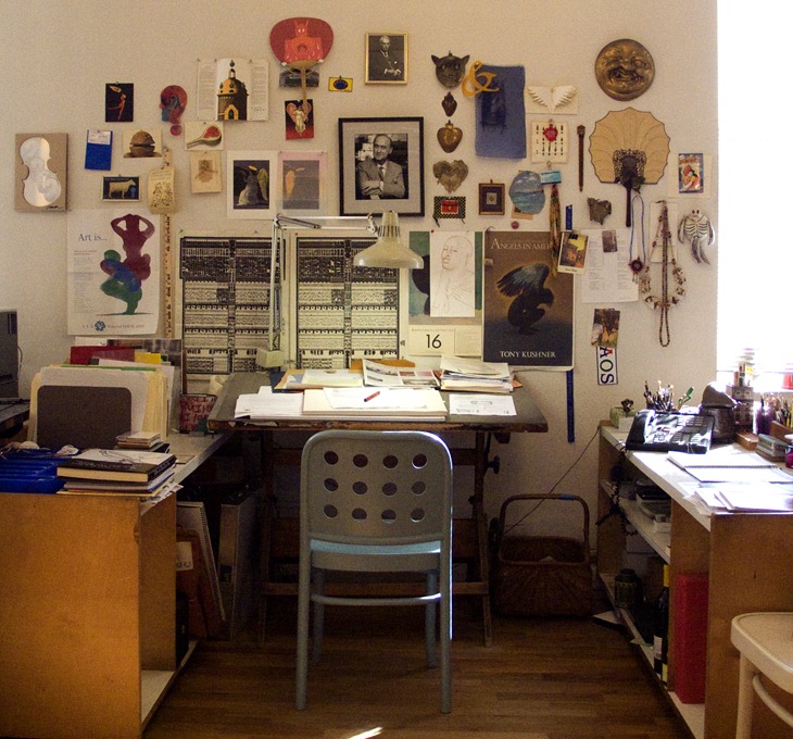 Milton Glaser’s Desk