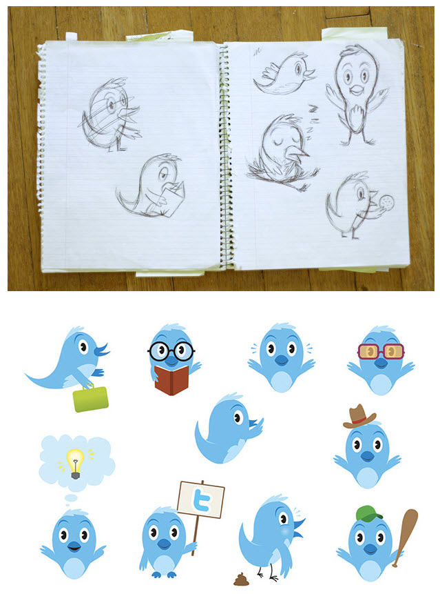 Redesigning the Twitter Bird Logo