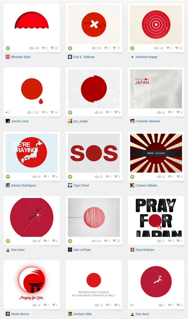 Japan Earthquake Tributes