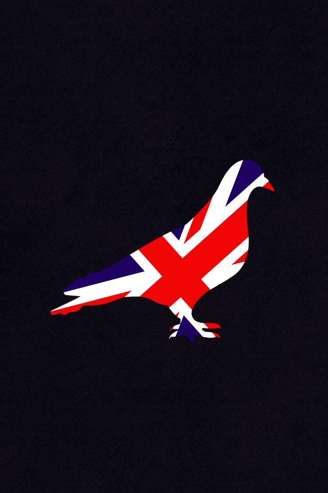 Logobird UK-themed iPhone 4 Wallpaper