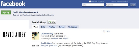 David Airy Facebook